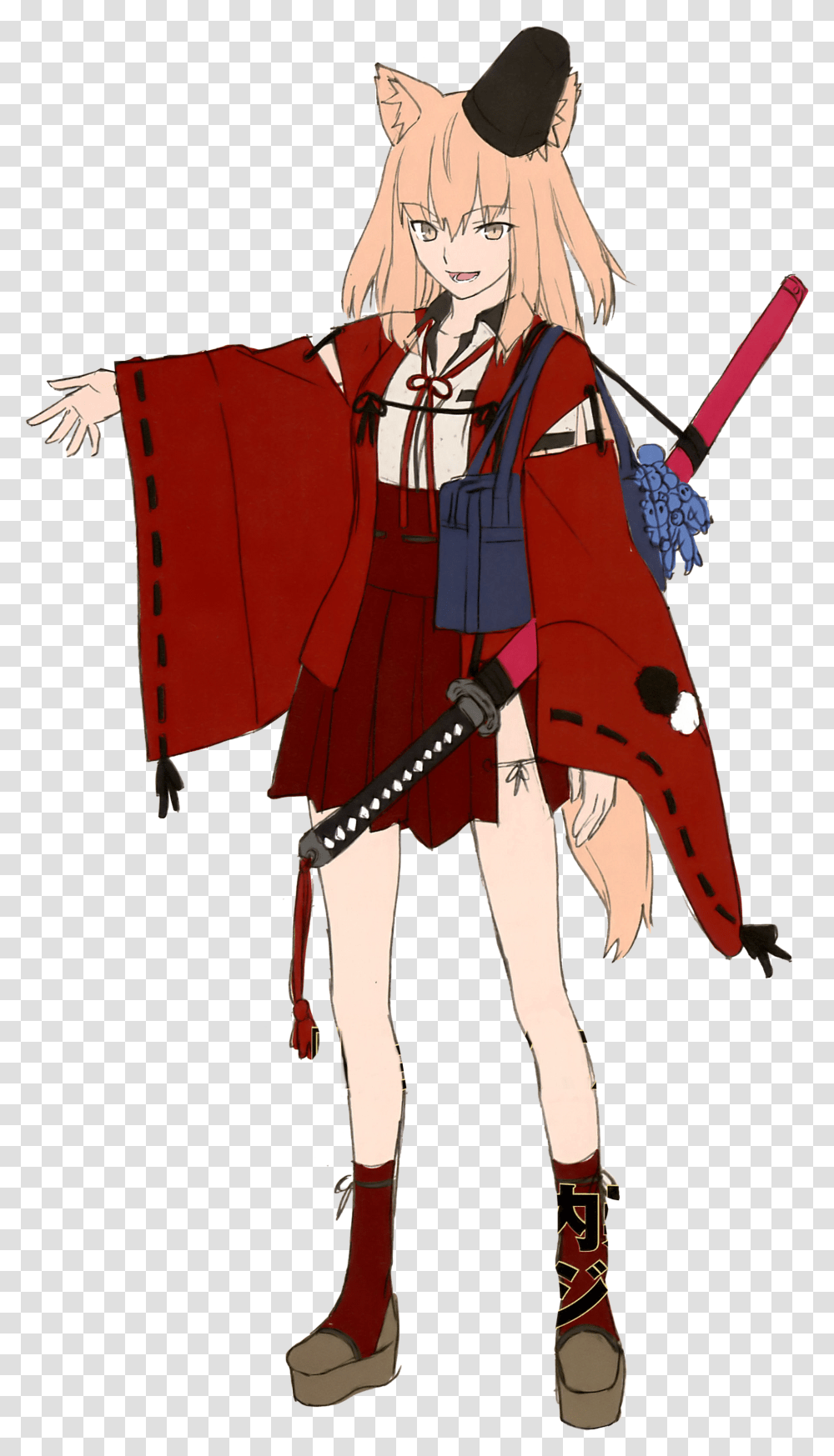 Foxtailunknown Fate Extra Ccc Foxtail Saber, Apparel, Person, Human Transparent Png