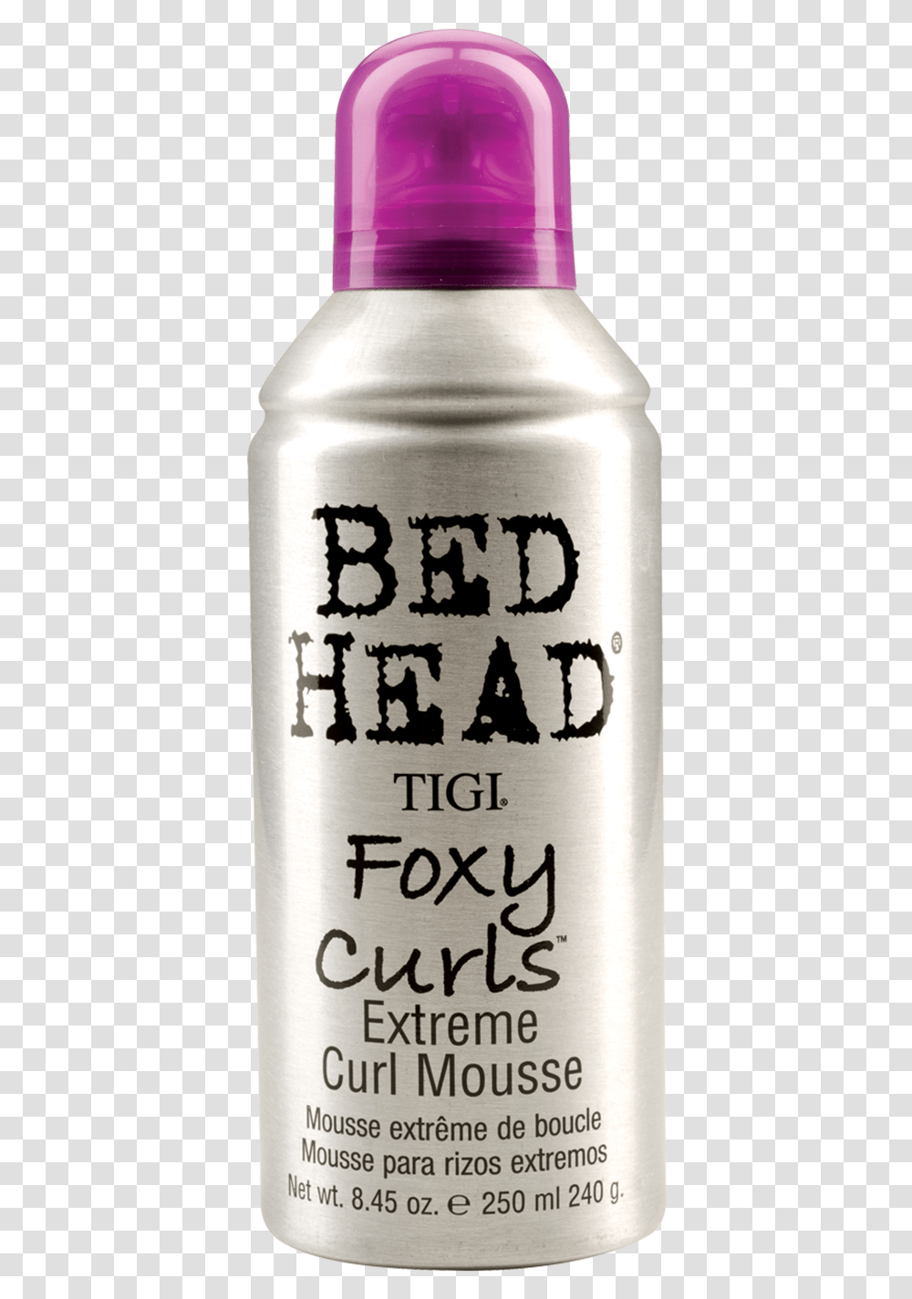 Foxy Curls Extreme Curl Mousse 6 Voc Tigi Cosmoprof Water Bottle, Tin, Can, Beverage, Drink Transparent Png