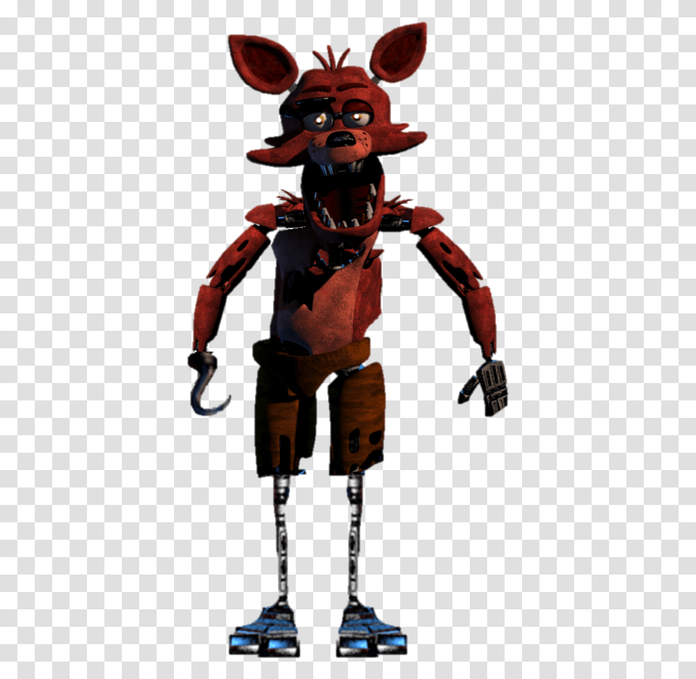 Foxy Full Body Fnaf, Person, Human, Robot Transparent Png