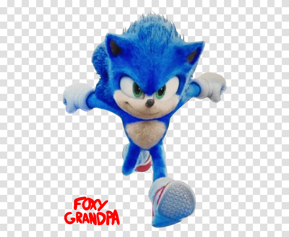 Foxy Grandpa Sonic Movie Redesign Leak, Toy, Plush, Doll Transparent Png