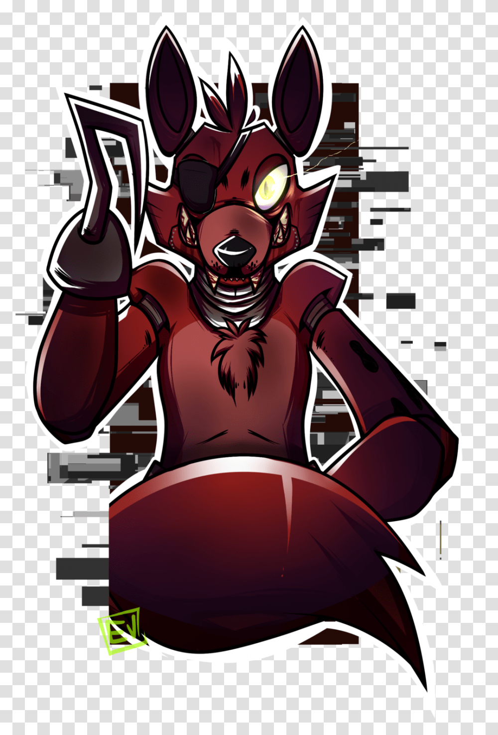 Foxy The Pirate Fanart, Hand, Dynamite, Bomb Transparent Png