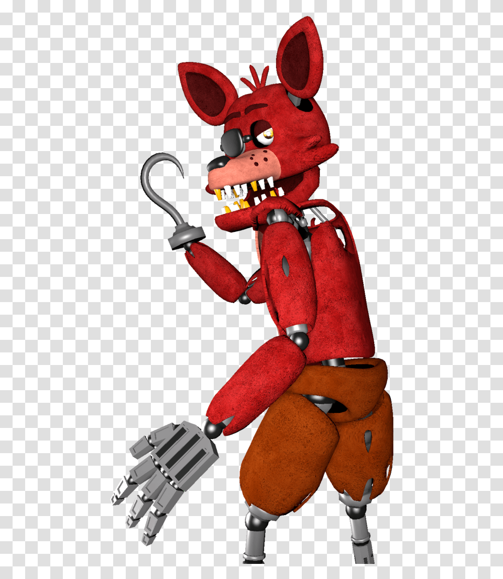 Foxy The Pirate Fox Render, Toy, Robot Transparent Png
