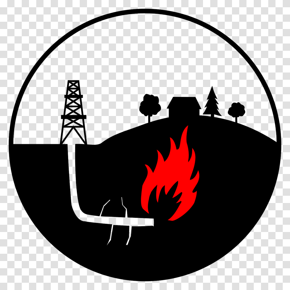 Fracking Clipart, Stencil, Label Transparent Png