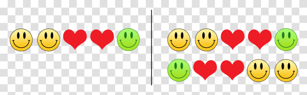 Fractions Same But Different Smiles Hearts, Light Transparent Png