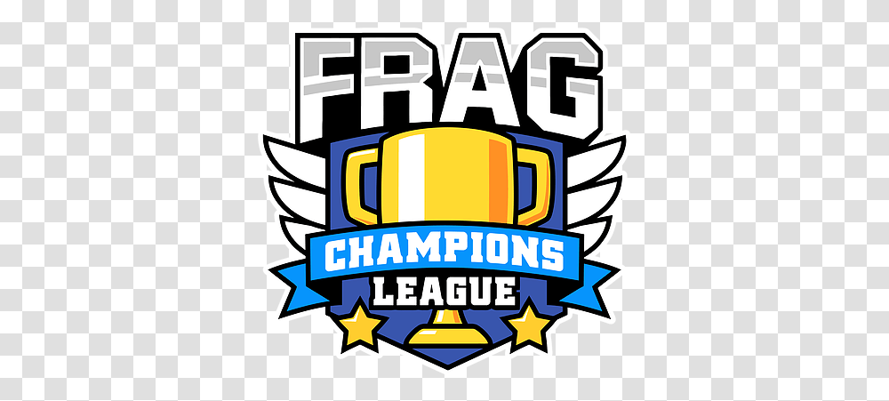 Frag Champion League Emblem, Text, Symbol, Paper, Label Transparent Png