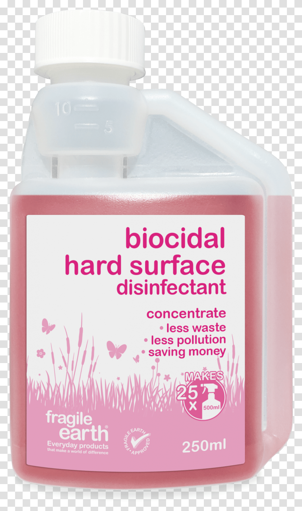 Fragile Earth Biocidal Hard Surface Disinfectant Cosmetics, Plant, Bottle, Food, Flower Transparent Png