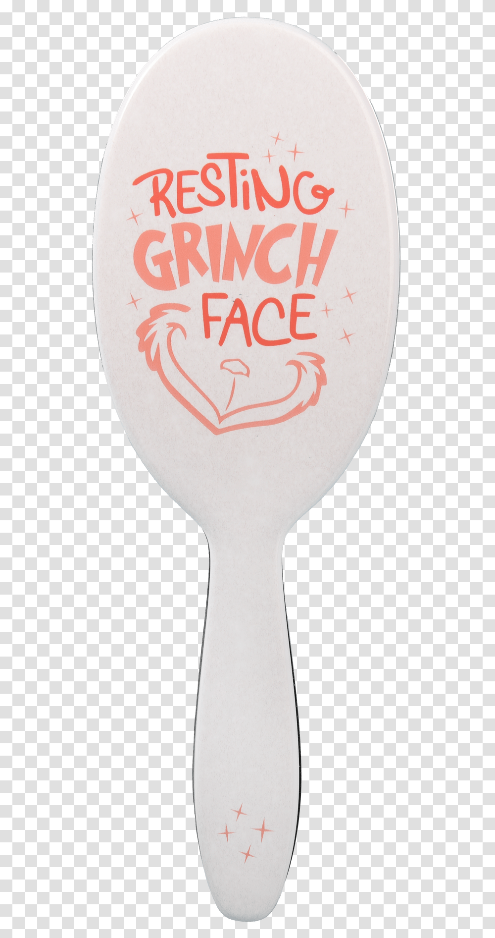 Framar Resting Grinch Face Detangle Brush Balloon, Plectrum, Glass, Goblet, Cutlery Transparent Png