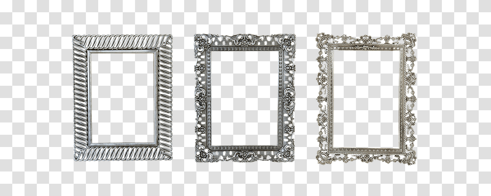 Frame Mirror, Rug, Glass, Silver Transparent Png