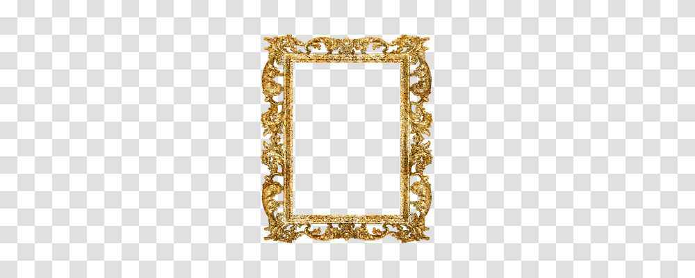 Frame Gate, Mirror, Pattern, Gold Transparent Png