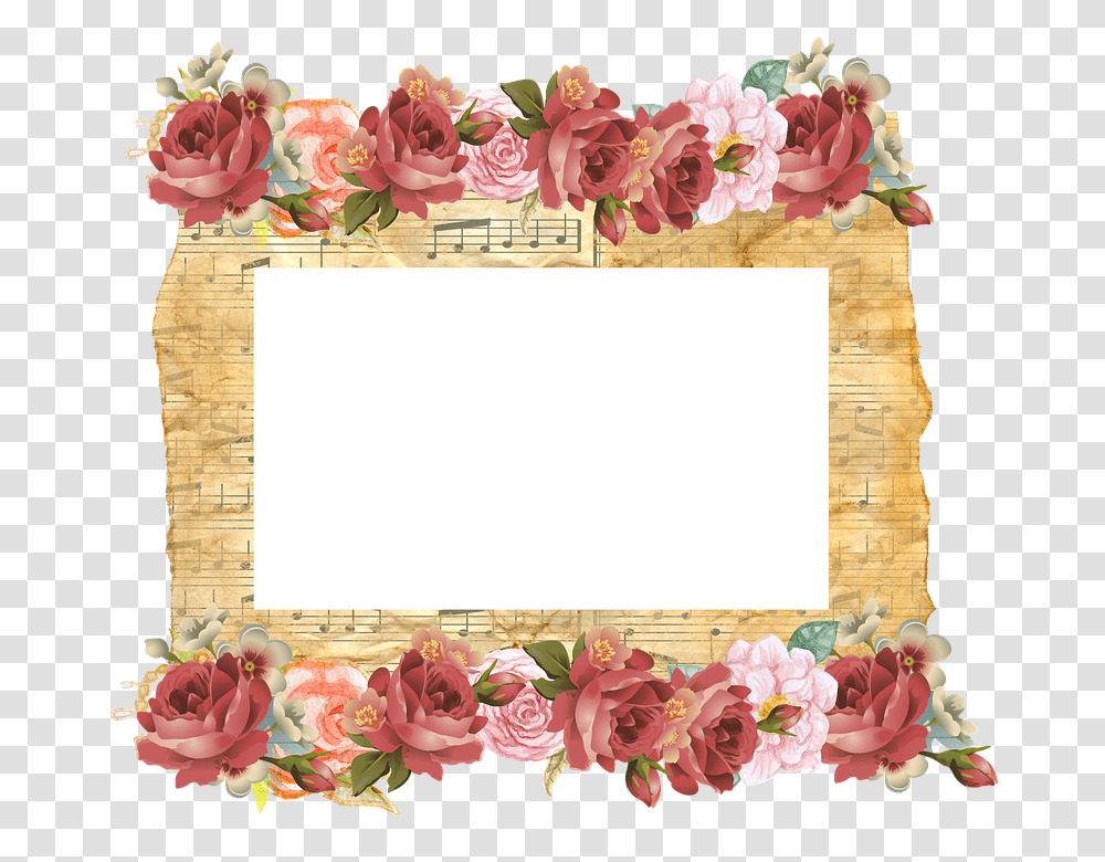 Frame Background Old Parchment Musical Notes Birthday Wishes To Wonderful Person, Plant, Floral Design, Pattern Transparent Png