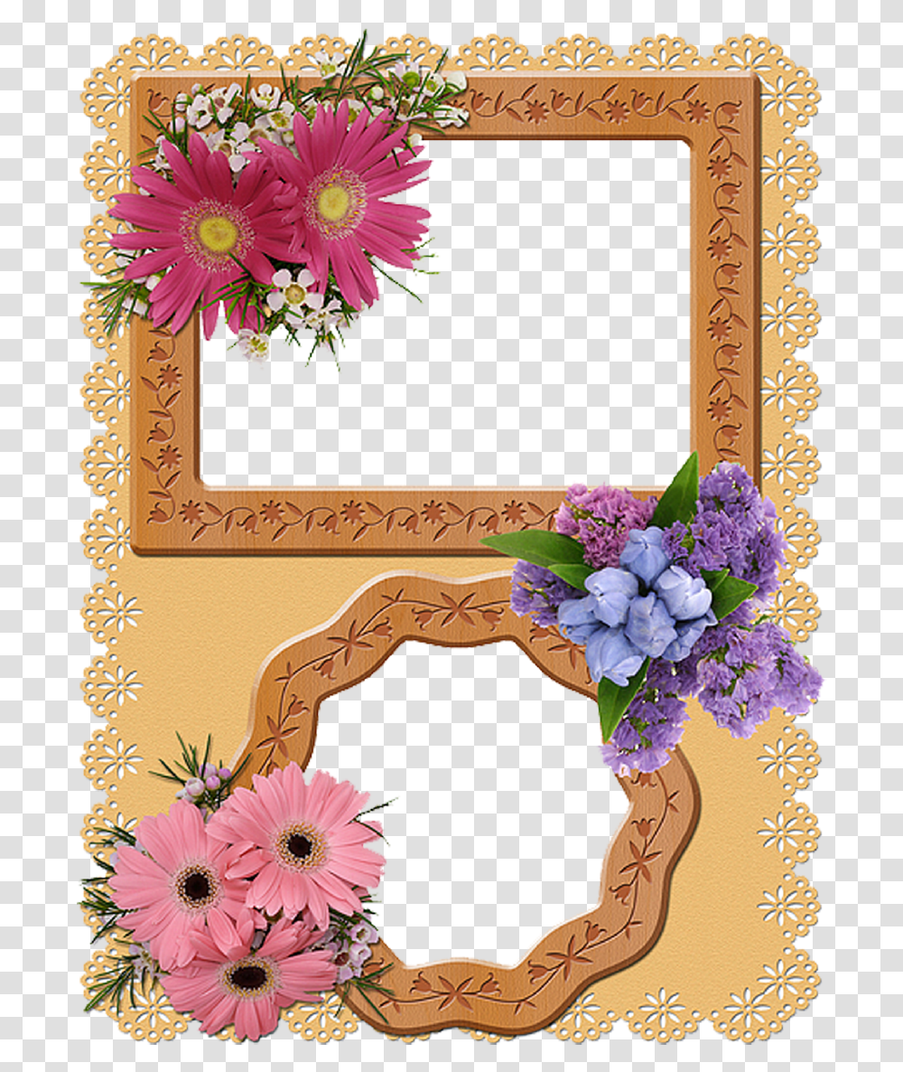 Frame Border Design Double, Floral Design, Pattern Transparent Png