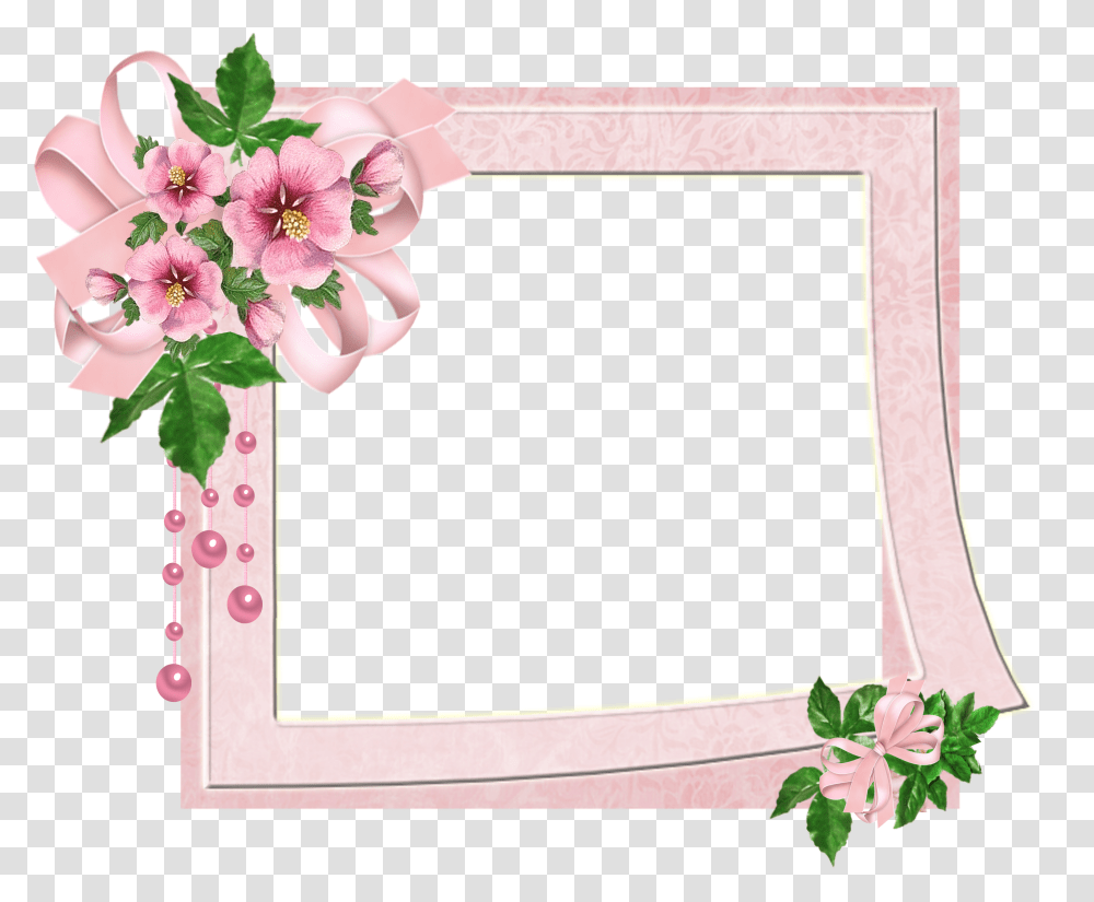 Frame Border Design Pink Transparent Png