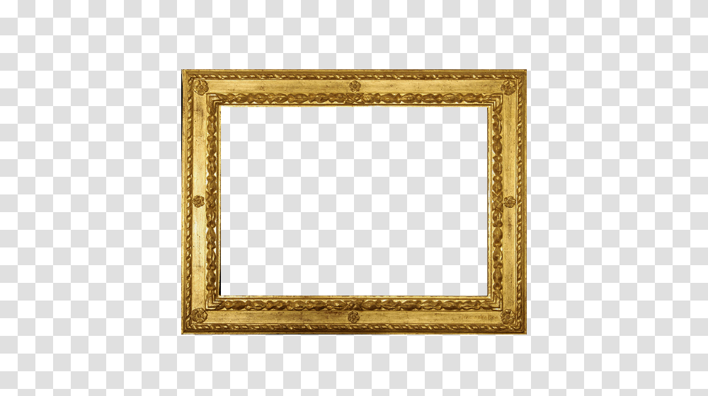 Frame Border Goldenframe Golden Gold, Rug, Mirror, Painting Transparent Png