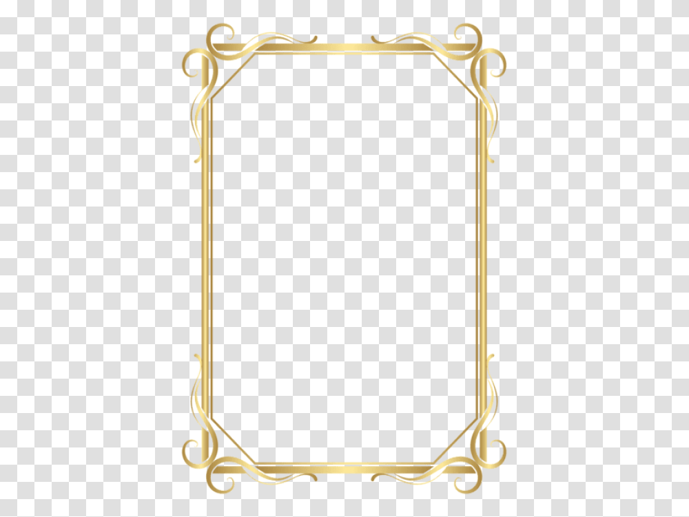 Frame Bordergold Frame Border Design, Bow, Scroll, Utility Pole, Stick Transparent Png