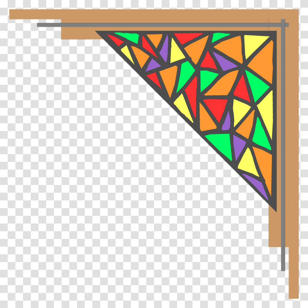 Frame Clip Glass Frame Stain Glass, Toy, Triangle, Kite Transparent Png