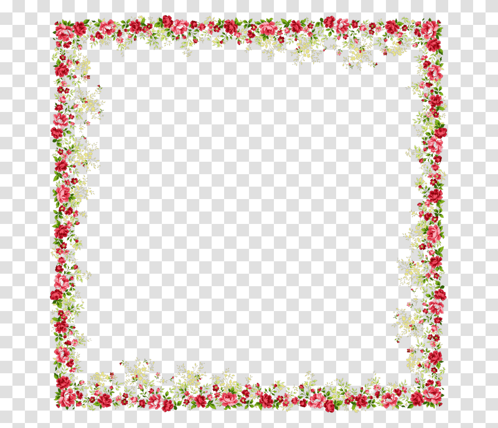 Frame Clipart Background Flower Border Design, Wreath Transparent Png
