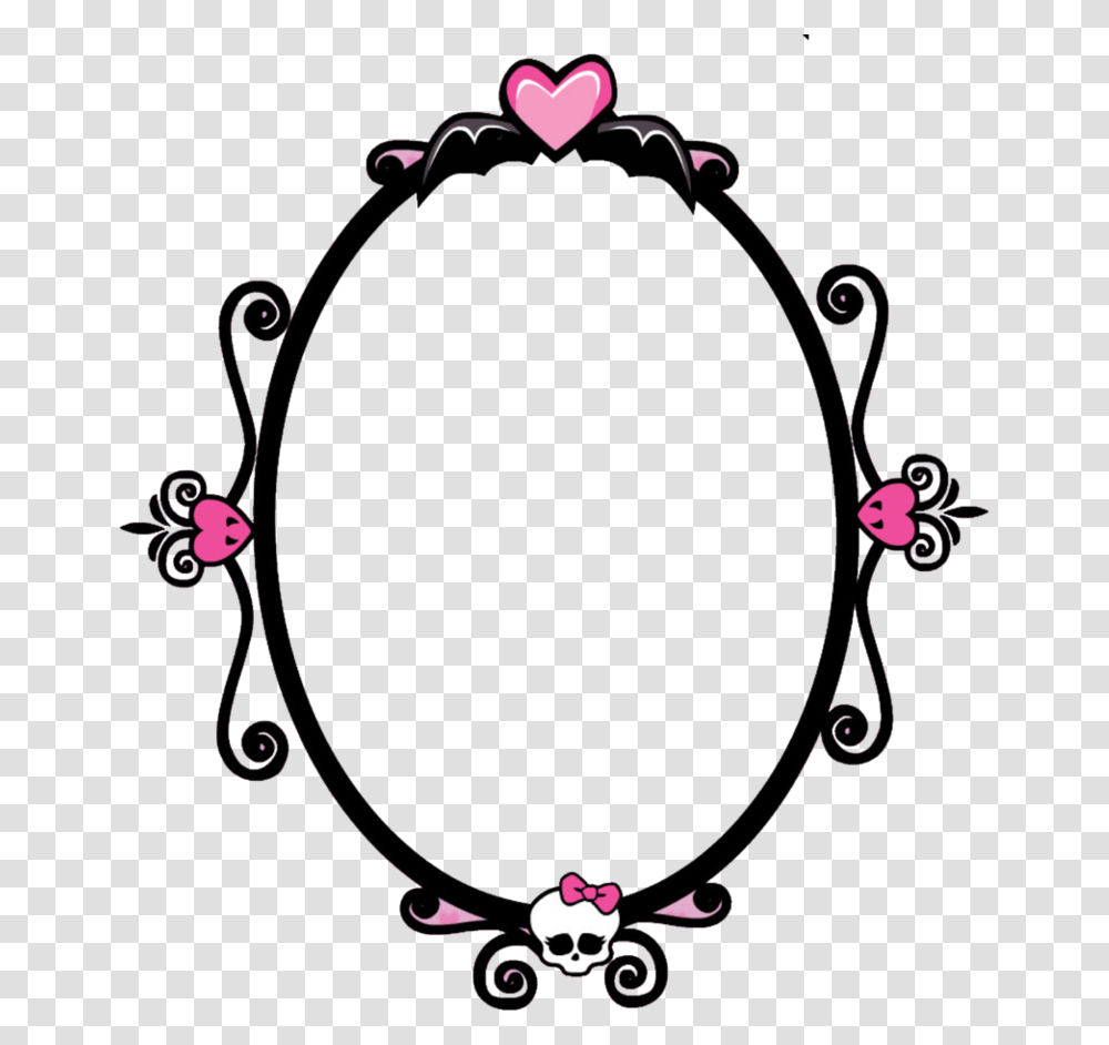 Frame Clipart Monster Monster High Cinderella, Oval, Jewelry, Accessories, Accessory Transparent Png