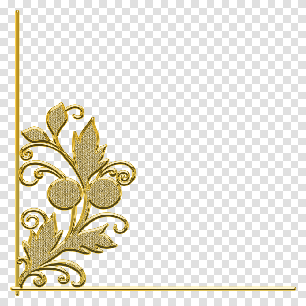 Frame Corner Background, Floral Design, Pattern Transparent Png