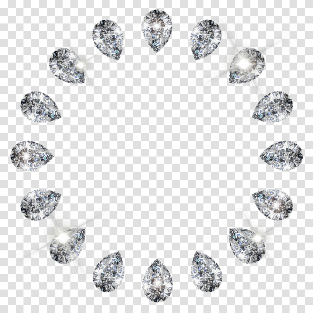 Frame Diamond Rhinestone Border Diamonds Circle Frame, Gemstone, Jewelry, Accessories, Accessory Transparent Png