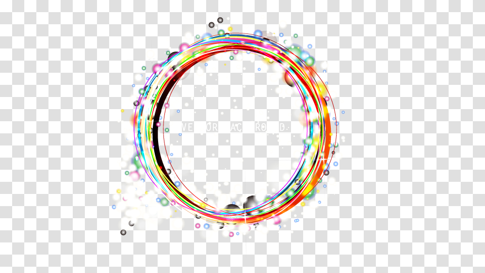 Frame Effect Theme Circle Hq Image Color Circle Theme, Graphics, Art, Chandelier, Lamp Transparent Png