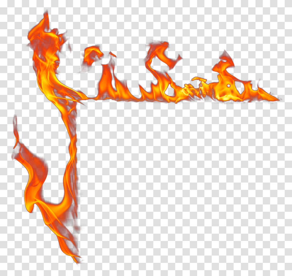 Frame Flame Fire Effects, Bonfire Transparent Png