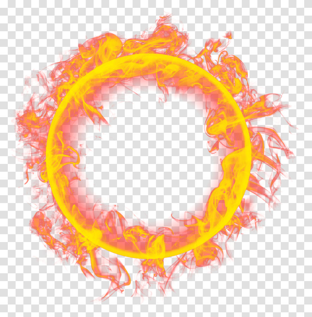 Frame Flames Fire Ring, Nature, Outdoors, Wreath Transparent Png