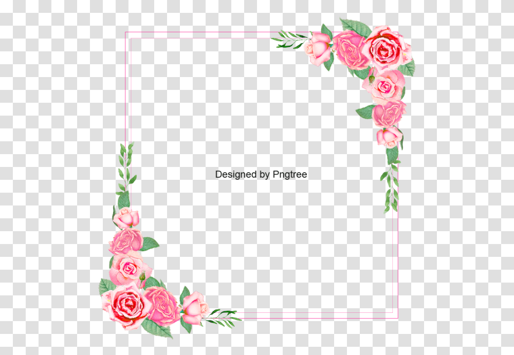 Frame Flower Border, Floral Design, Pattern Transparent Png