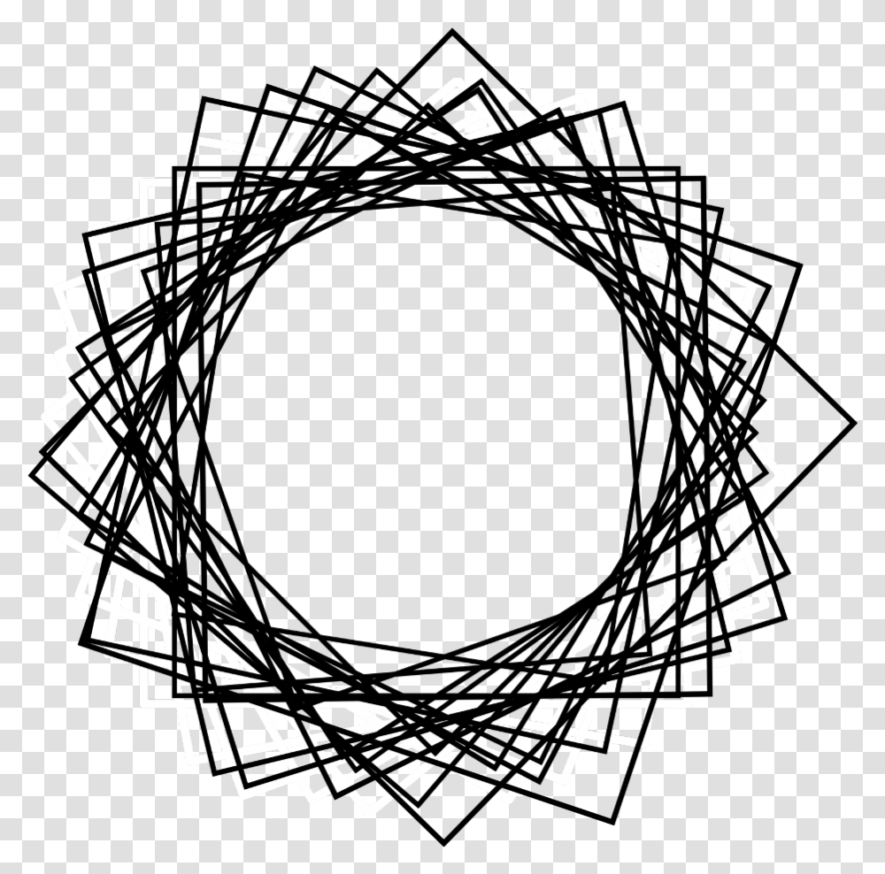 Frame Frames Border Borders Black White Circle Circle, Construction Crane, Sphere Transparent Png