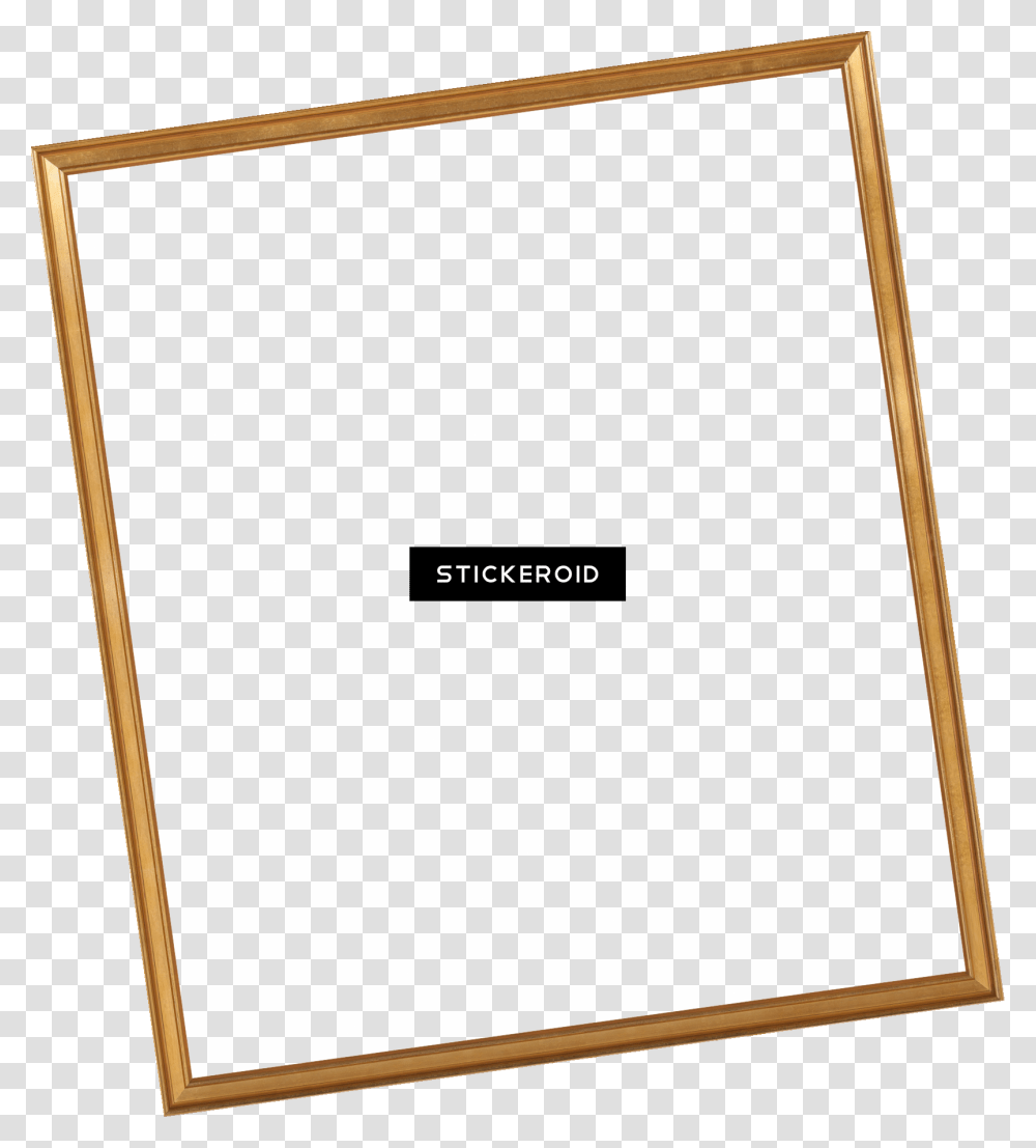 Frame Free Gold, White Board, Page, File Binder Transparent Png