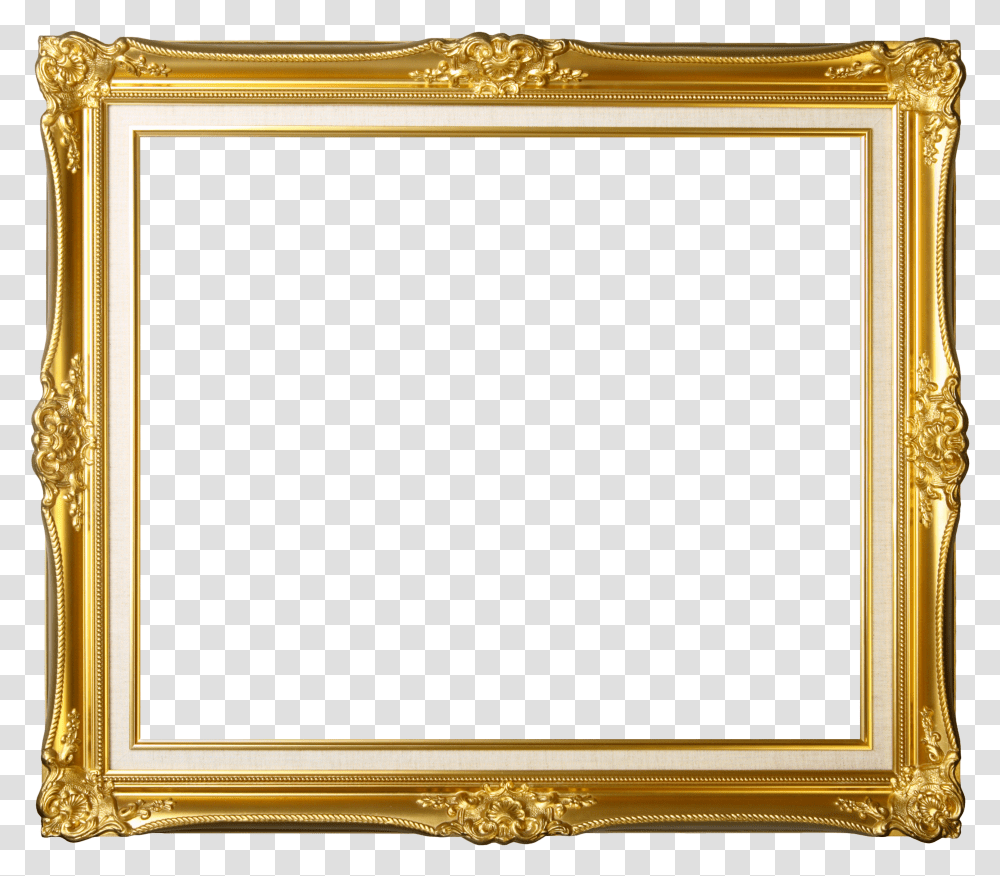 Frame Gold Picture Frame Transparent Png