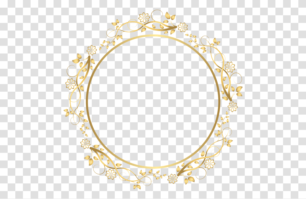 Frame Golden Flower, Oval, Bracelet, Jewelry, Accessories Transparent Png