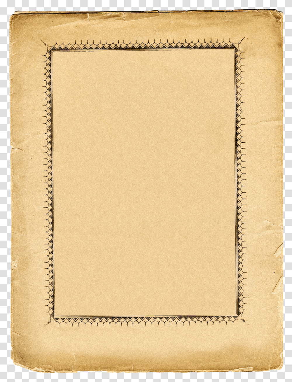 Frame Made With Textured Paper Transparent Png