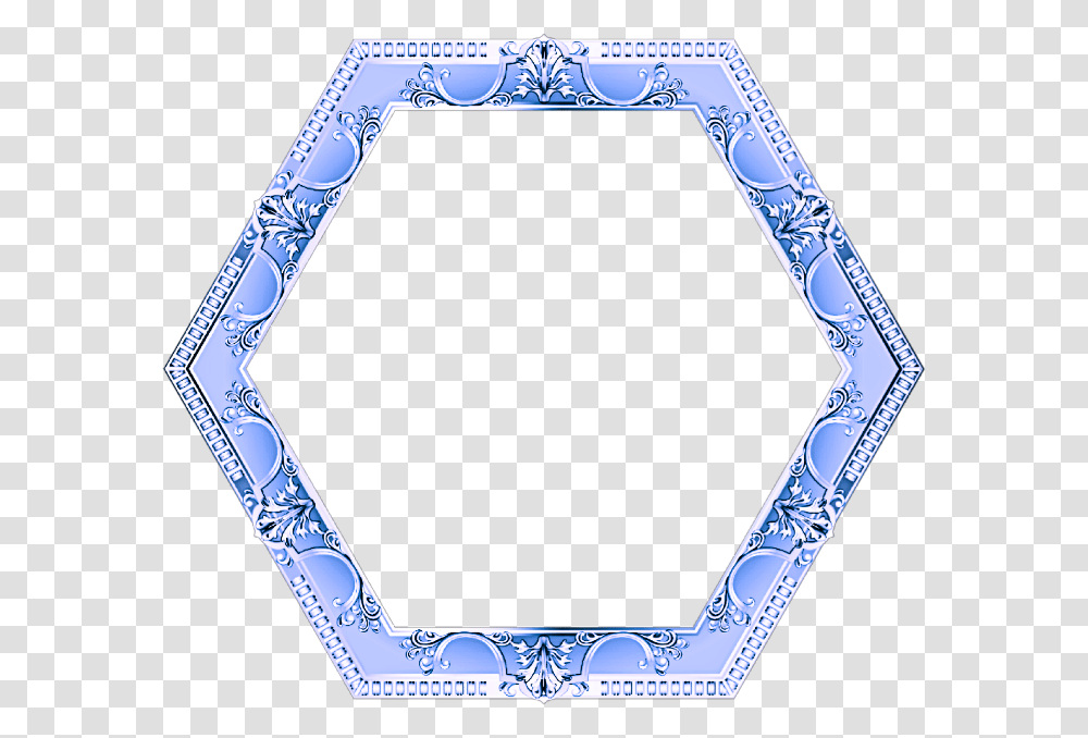 Frame Marco Hexagon Hexagono Hexgono Border Ornament, Mirror, Oval Transparent Png