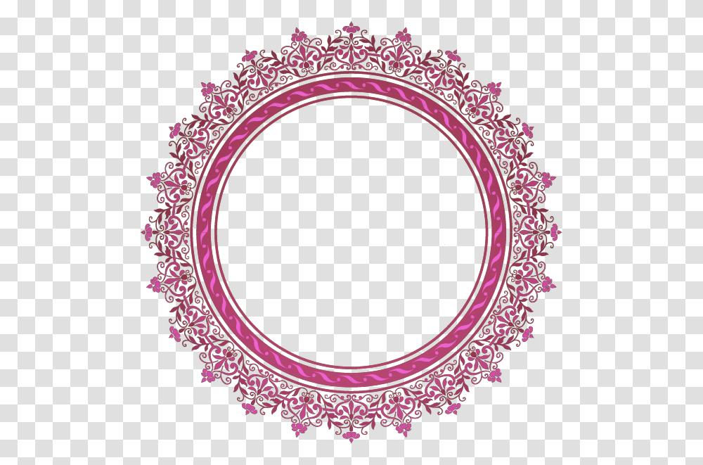 Frame Marco Round Circular Circulo Circle Crculo Decor Eid Mubarak Frame, Label Transparent Png