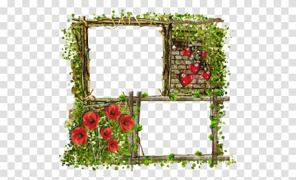 Frame Photoshop, Plant, Vegetation, Brick, Flower Transparent Png