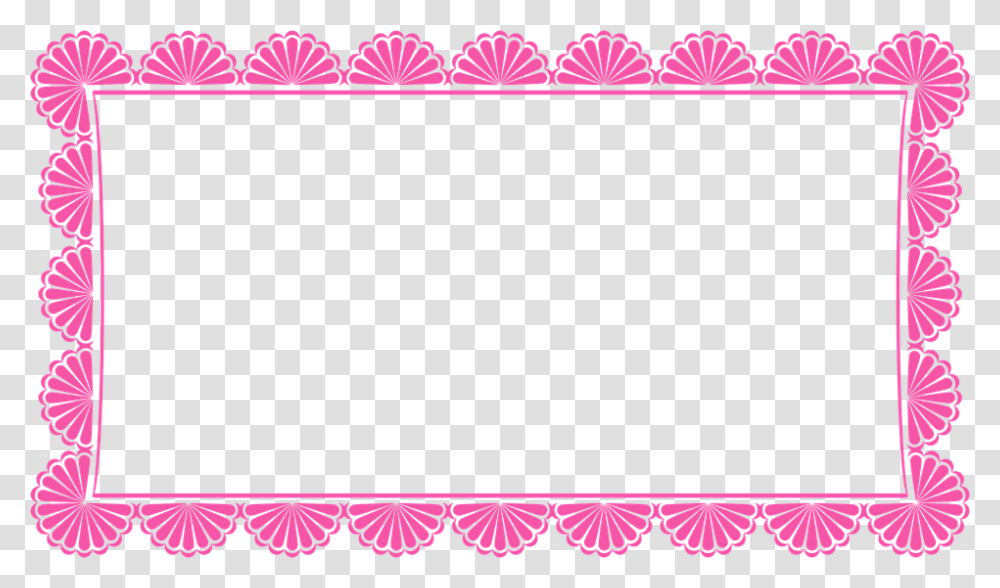 Frame Rectangular Border Decoration Decor Rectangle Pink Frame, Rug, Purple Transparent Png