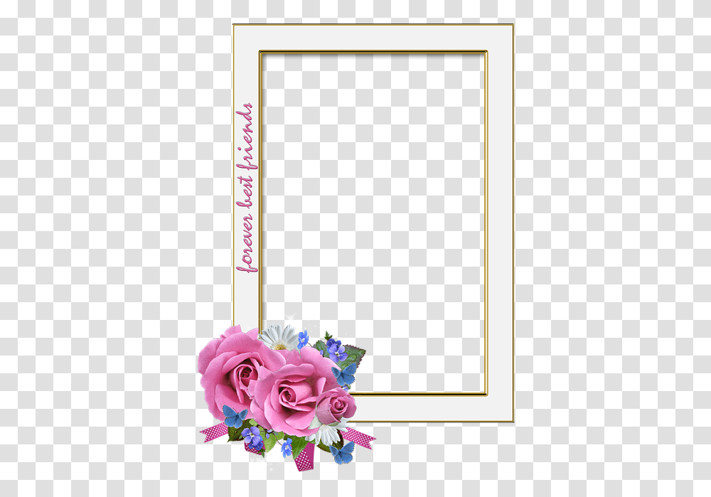 Frame Roses Best Friends Isolated Cut Out Best Friends Forever Frame, Flower, Plant, Blossom, Stick Transparent Png