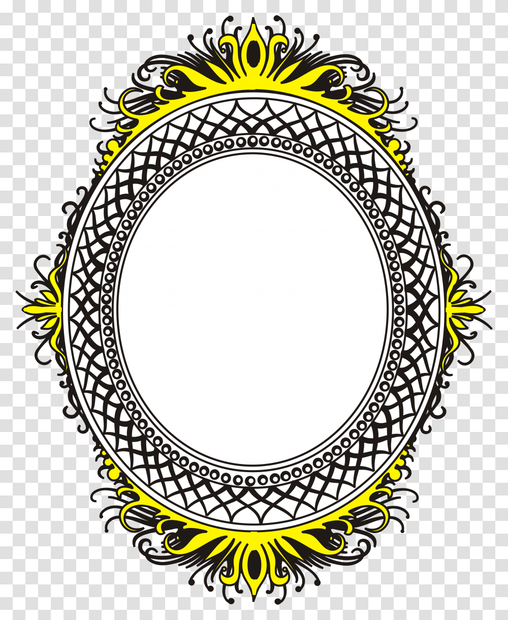 Frame Round Shape, Oval, Label Transparent Png