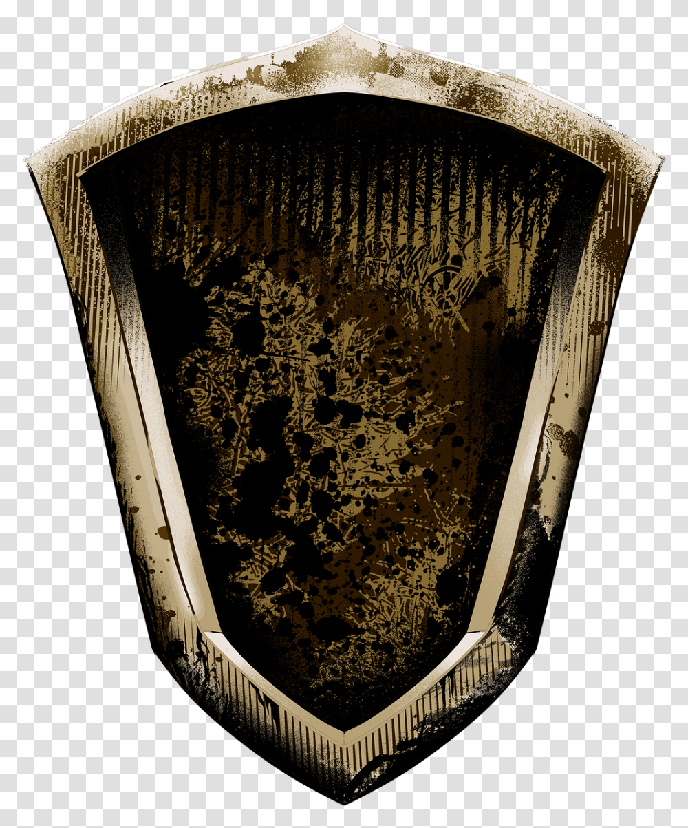 Frame Shield Metal Free Photo Medieval Metal Frame, Armor, Rug, Gold, Emblem Transparent Png