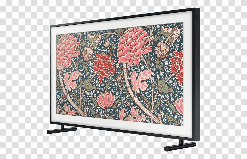 Frame Tv Samsung 55 Inch, Rug, Plant, Tapestry Transparent Png