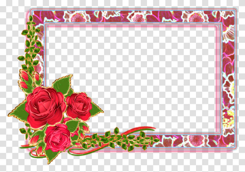 Frame With Flowers Flower Background Frame, Graphics, Art, Floral Design, Pattern Transparent Png