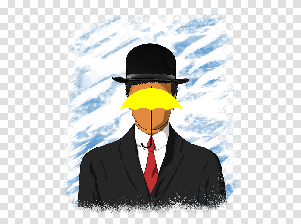 Frame Yellow Umbrella Himym, Person, Tie, Hat Transparent Png