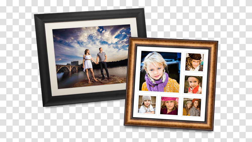 Framed Matted Prints Layout Printed Photo Frame, Person, Human, Collage, Poster Transparent Png