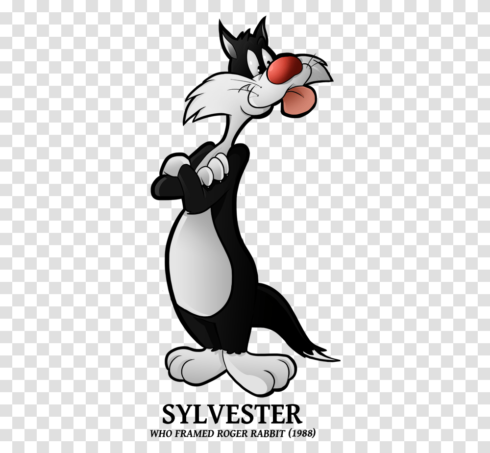 Framed Roger Rabbit Sylvester, Bird, Animal, Penguin, Hand Transparent Png
