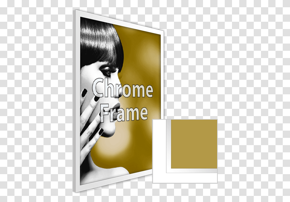 Framed Substrate Print Chrome Poster, Advertisement, Person, Human Transparent Png