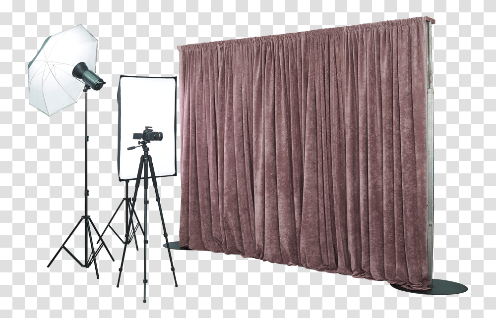 Framed & Focused Photo Booth Photography, Tripod, Rug, Curtain Transparent Png