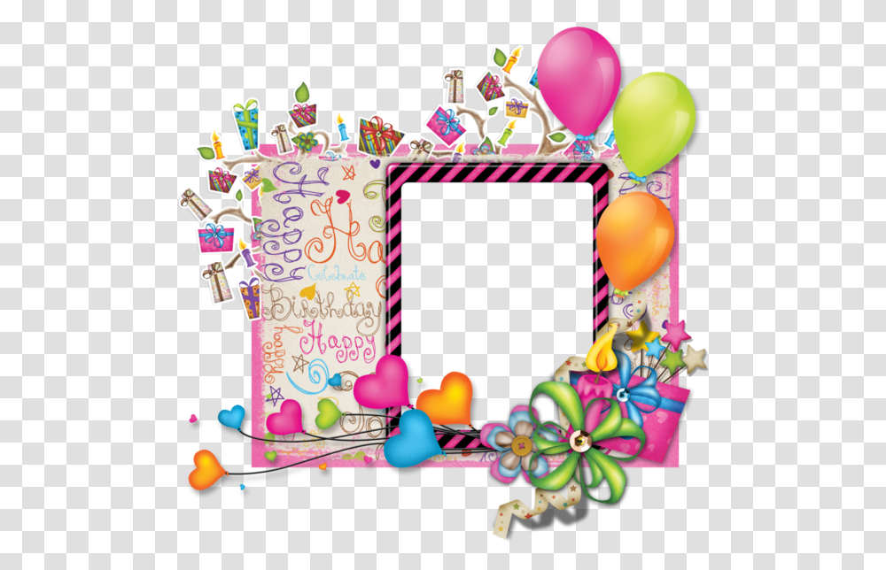 Frames, Birthday Cake, Ball, Photo Booth Transparent Png