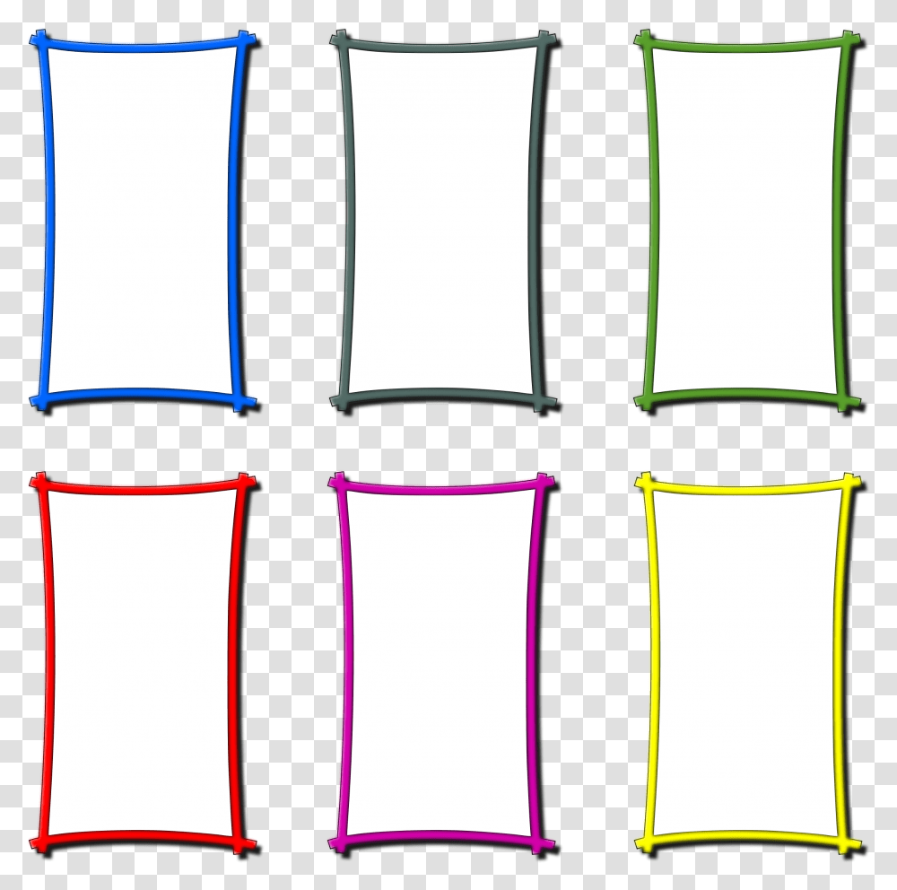 Frames Clipart Colorful Colored Frame Clipart, Label, Prison, Home Decor Transparent Png