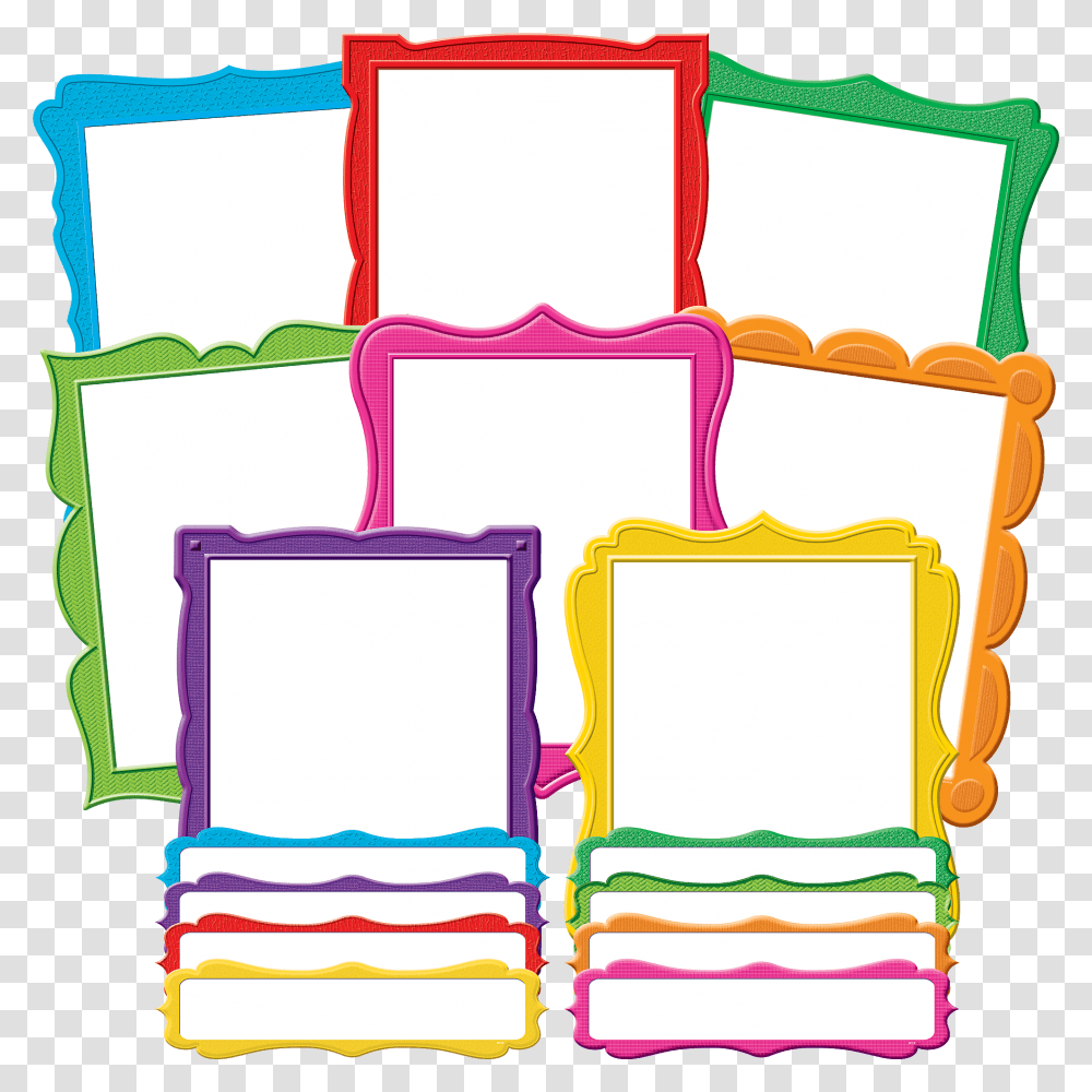 Frames For Bulletin Boards, Paper, Collage Transparent Png