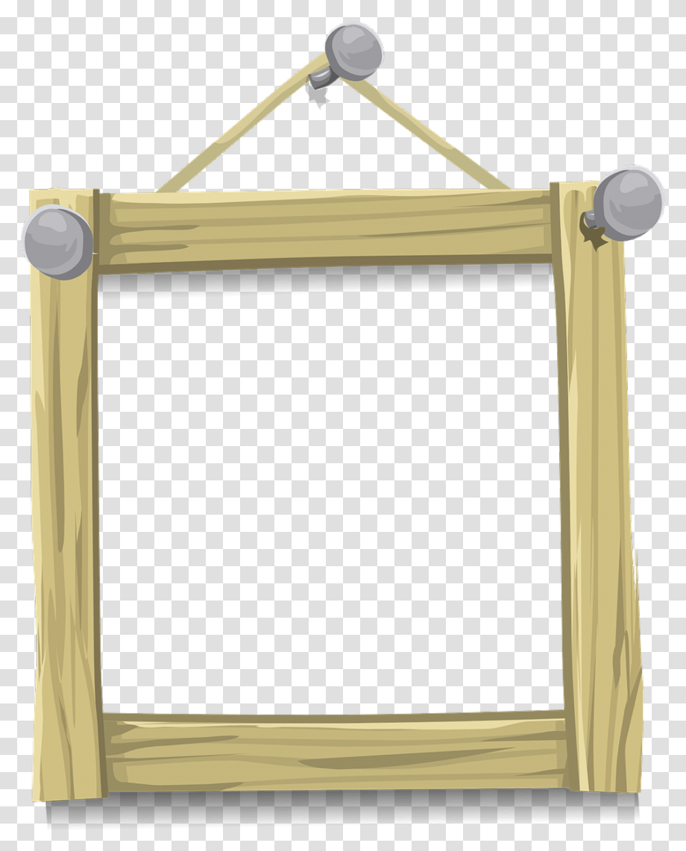 Frames Frame Wood Photo Hang Nail Hanging Frame, Interior Design, Indoors, Building, Cushion Transparent Png